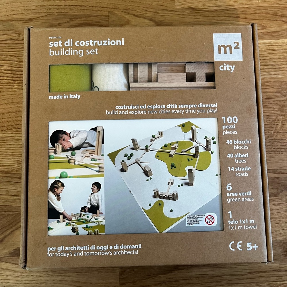 Milaniwood M2 City Set Di Costruzioni Building Set City